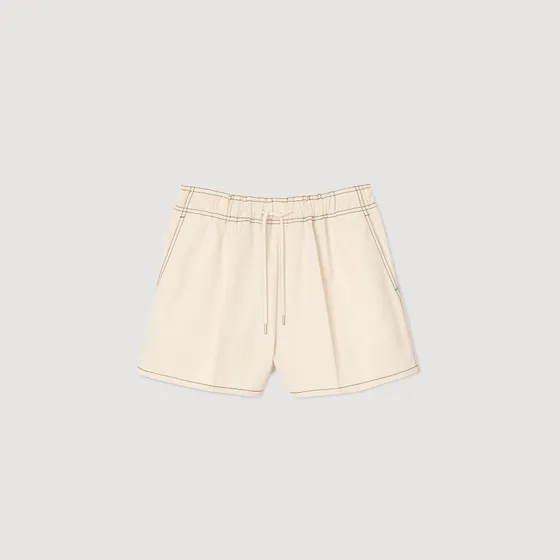 Quần short ống rộng 40 Nâu