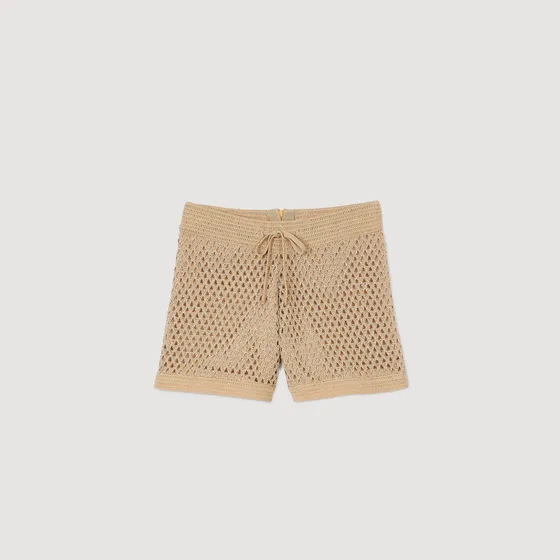Quần short len 36 Nâu