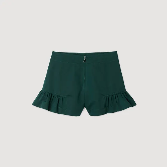 Quần short xếp nếp 36 Xanh lá