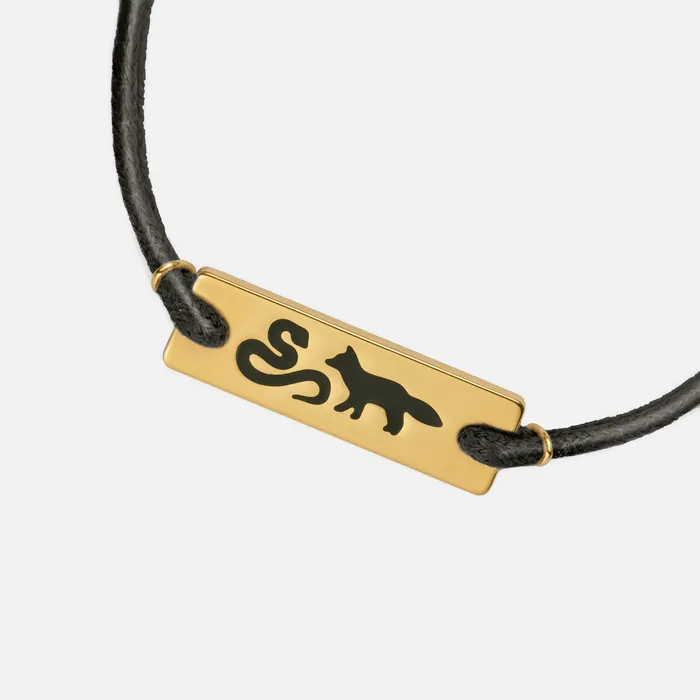 Hanoia | Hanoia x Maison Kitsuné Braided cord bracelet