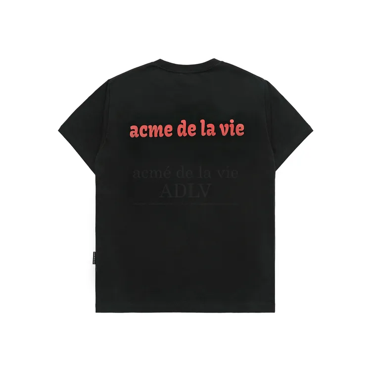Áo Thun ADLV Baby Face Scream Boy Lettering Đen