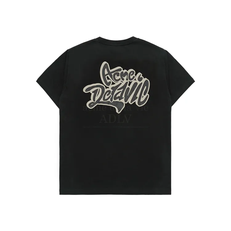 &Aacute;o Thun ADLV Graffiti Font Logo Đen