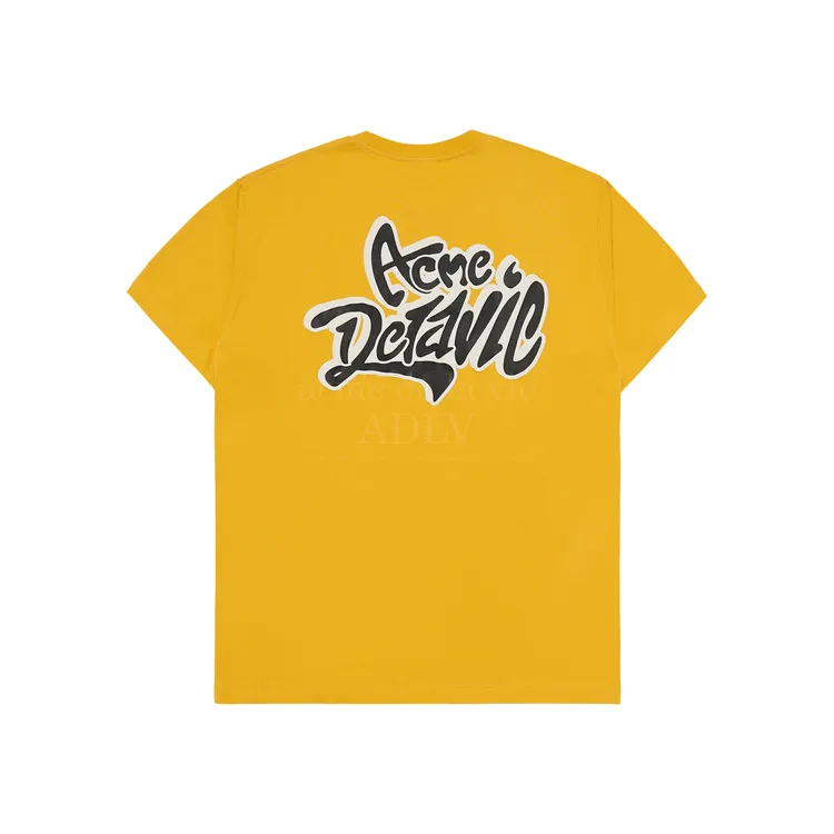 Áo Thun ADLV Graffiti Font Logo Vàng