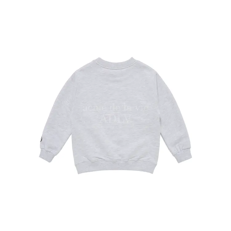 [KIDS] Áo Nỉ Basic Logo Muối Tiêu