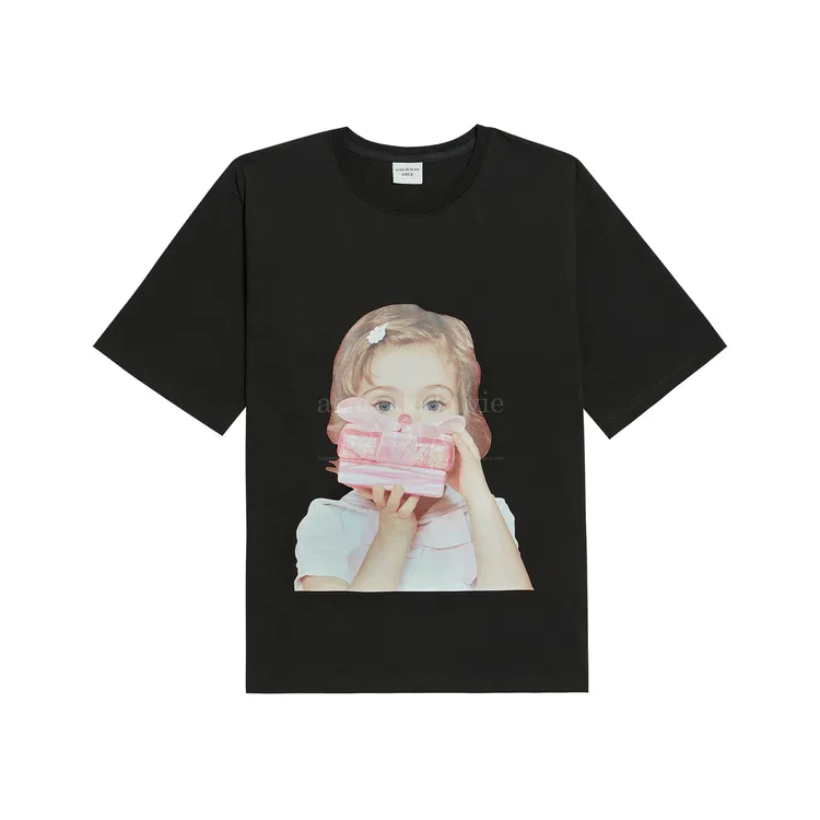 Áo Thun ADLV Baby Face Gift Đen