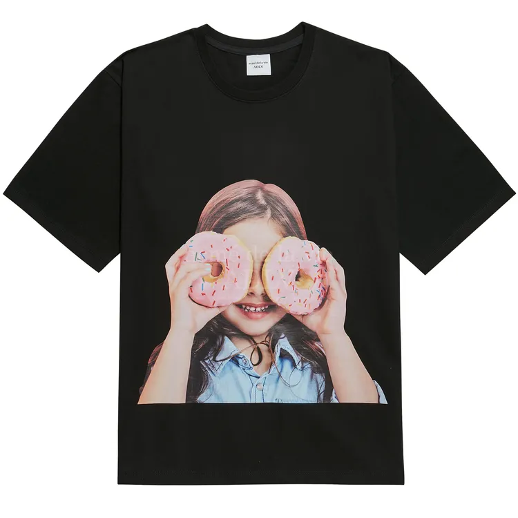 Áo Thun ADLV Baby Face Donut 3 Đen
