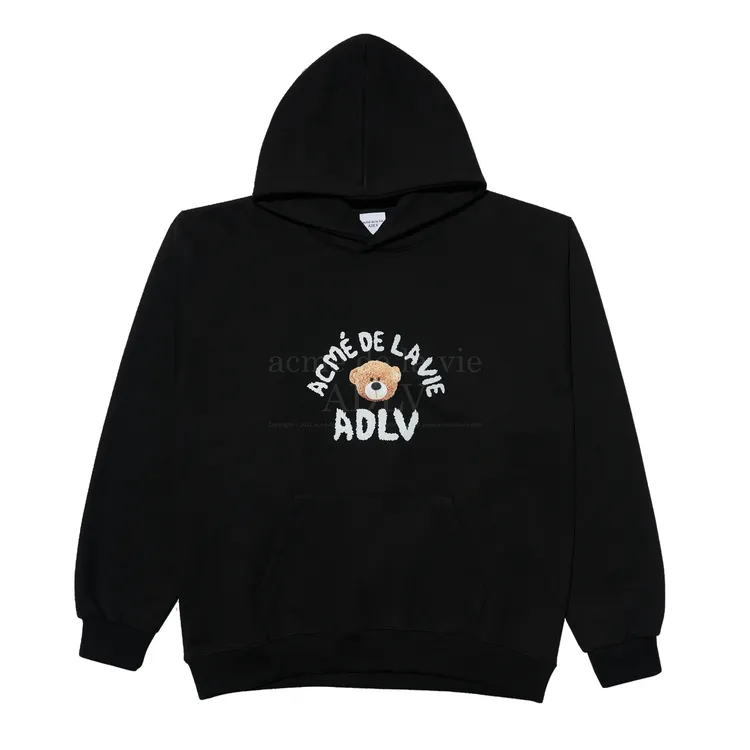 Áo Hoodie Teddy Bear (Bear Doll) Đen