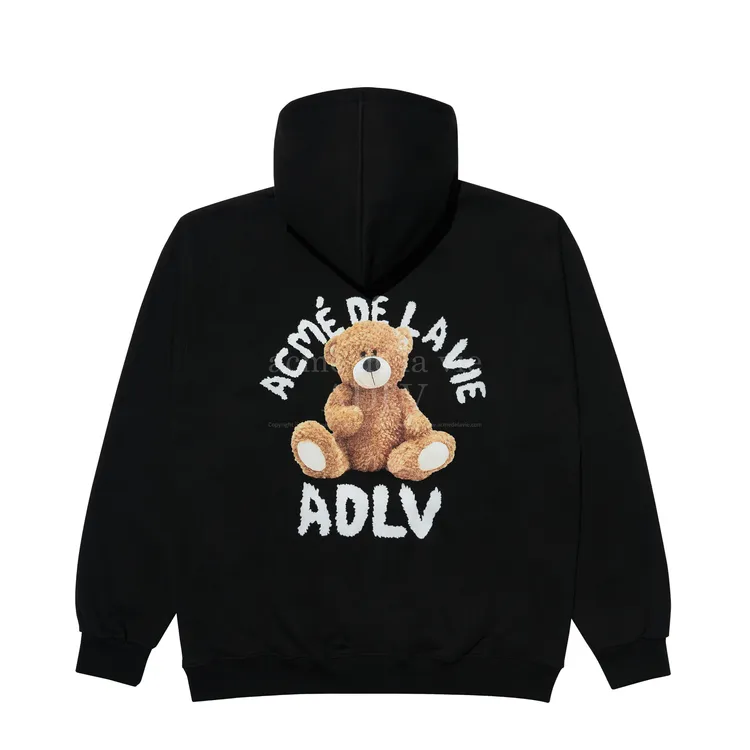 Áo Hoodie Teddy Bear (Bear Doll) Đen