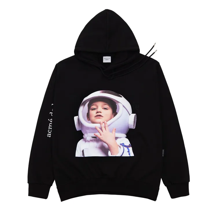 Áo Hoodie Baby Face Astronaut Đen