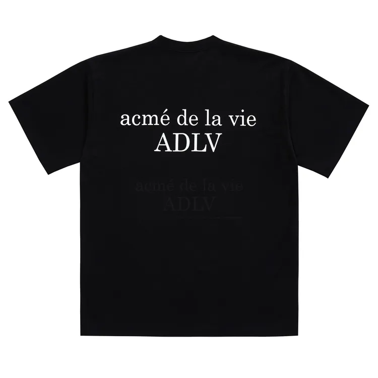 Áo Thun ADLV Baby Face Lip Stick Đen