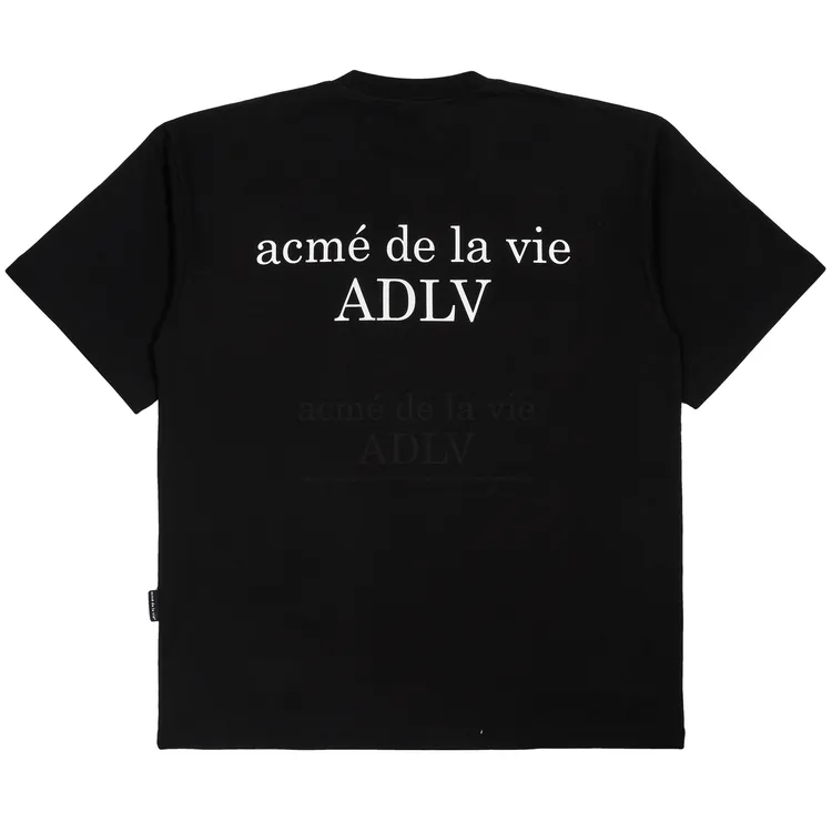 Áo Thun ADLV Baby Face Skydiving Đen