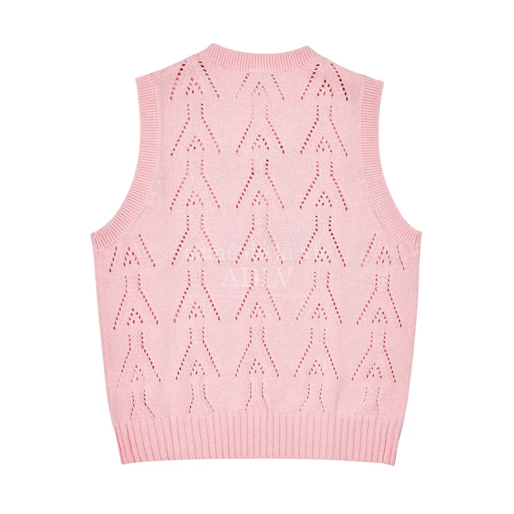 Áo Vest Len Logo Punching Hồng