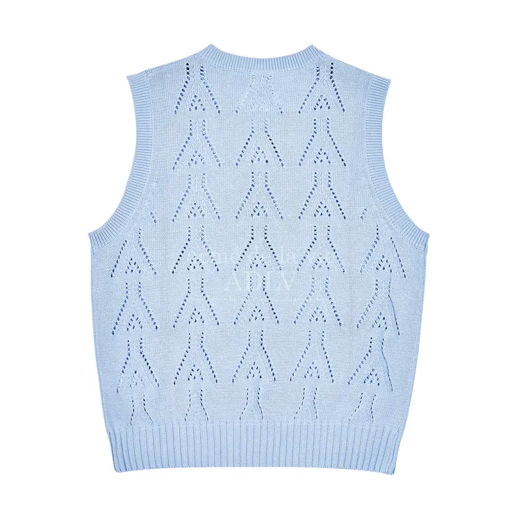 Áo Vest Len Logo Punching Xanh Da TrờI
