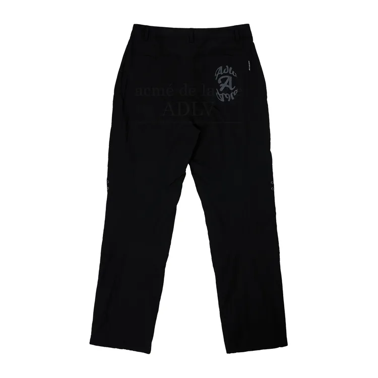 Quần Woven Thêu Đen