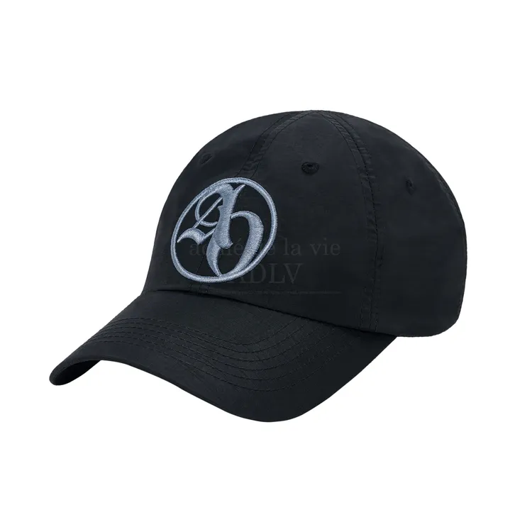Mũ Bóng Chày ADLV Circle New Symbol Nylon Đen