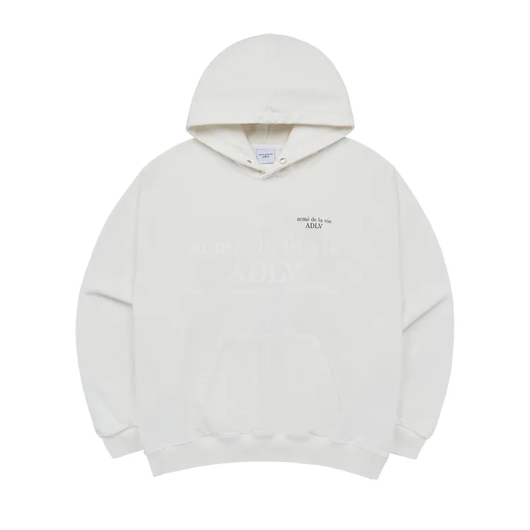 Áo Hoodie Fuzzy New Symbol Logo Kem