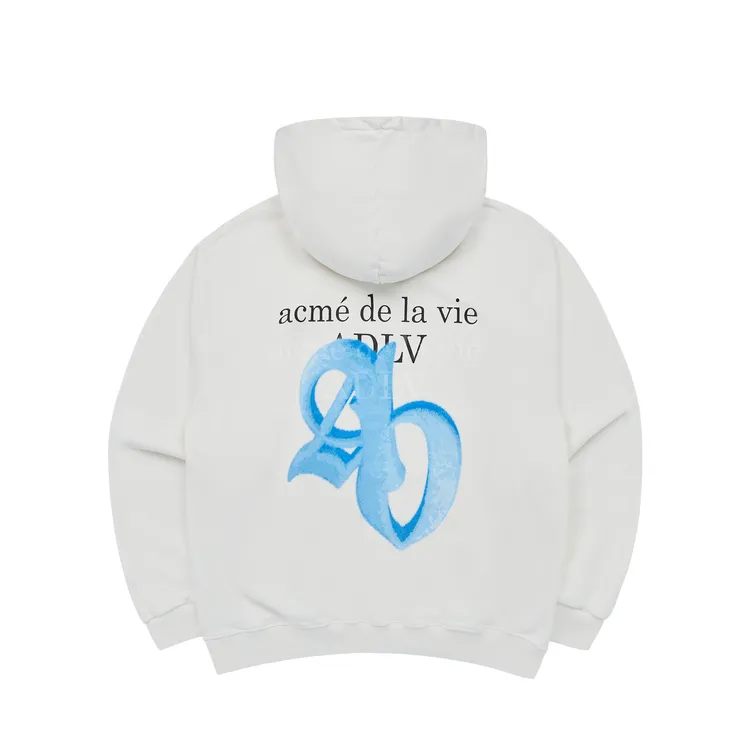 Áo Hoodie Fuzzy New Symbol Logo Kem