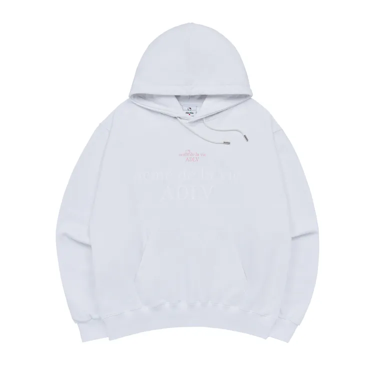 Áo Hoodie ADLV Hello Kitty Lettering Trắng