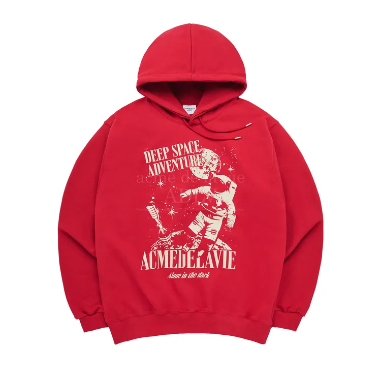 Áo Hoodie Astronaut Adventure Đỏ