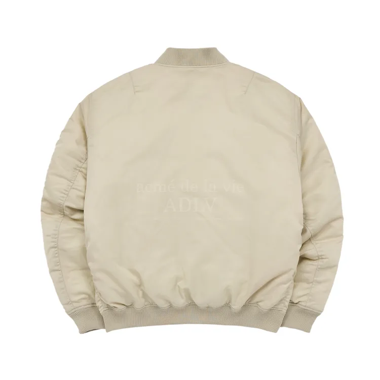 Áo Khoác Bomber ADLV Nylon Ma-1 Be