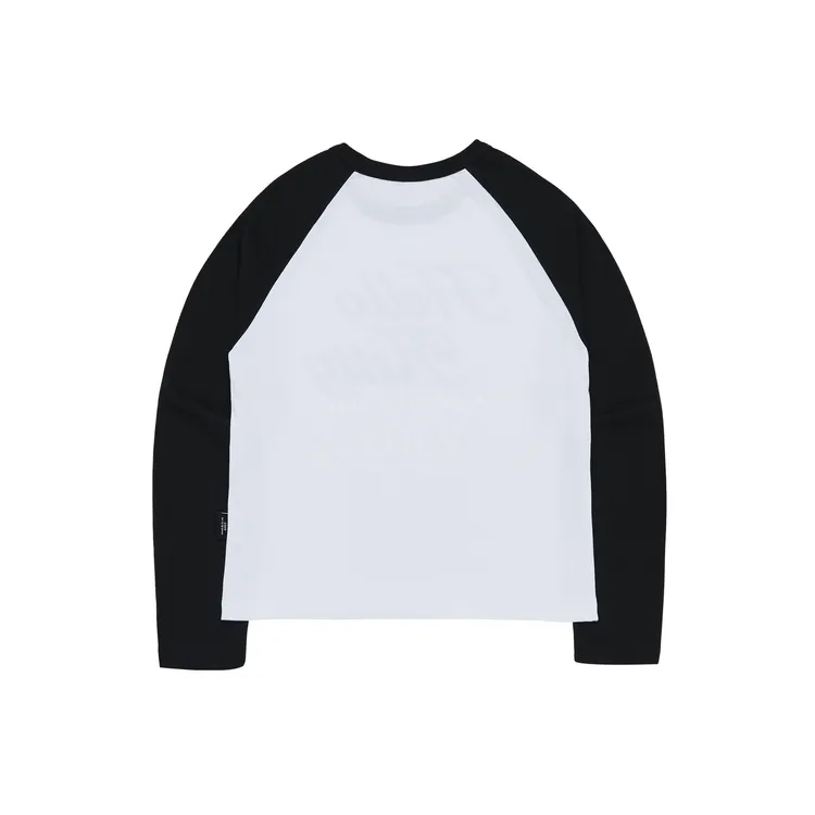 Áo Thun Dài Tay ADLV Hello Kitty Lettering Raglan Trắng