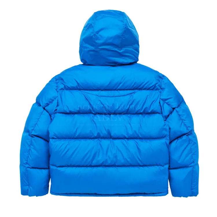Áo Parka Lông Vũ ADLV Print Hooded Xanh Dương