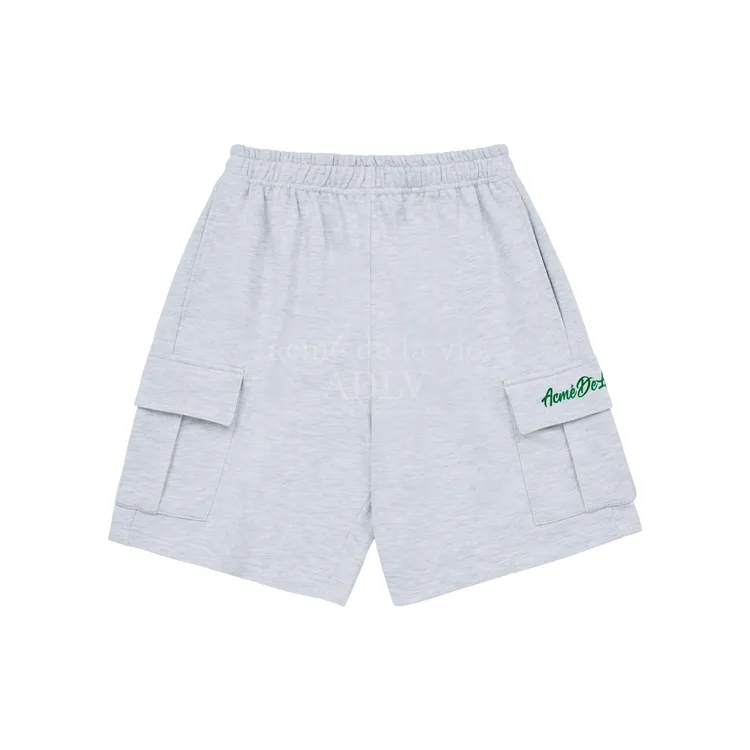Quần Short Cargo Script Logo Muói Tiêu