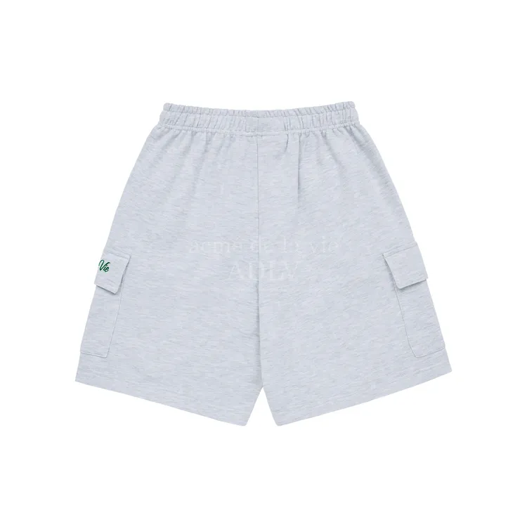 Quần Short Cargo Script Logo Muói Tiêu
