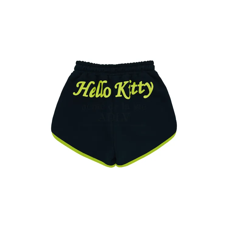 Quần Short ADLV Hello Kitty Lettering Xanh Navy