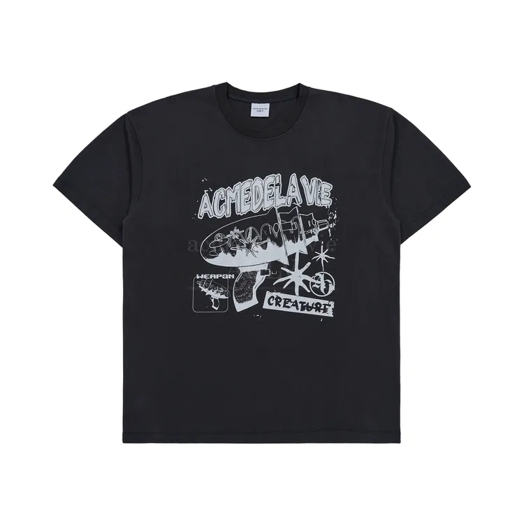 Áo Thun Creature Weapon Vintage Artwork Than Chì