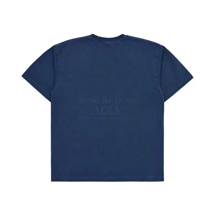 Áo Thun Star A Logo Pigment Xanh Navy