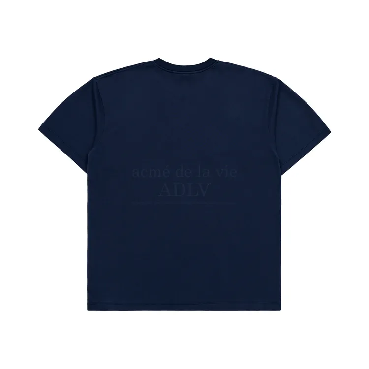 Áo Thun Thêu New Symbol Logo Xanh Navy