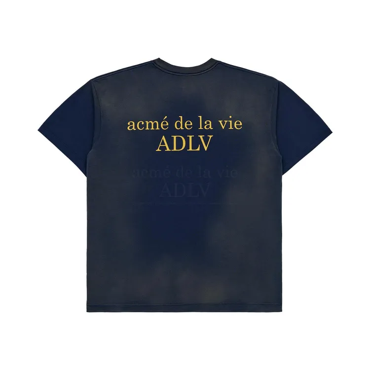 Áo Thun New Symbol Logo Spray Xanh Navy