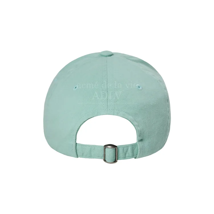 Mũ Bóng Chày Thêu Big Script Chain Xanh Mint
