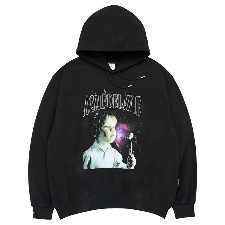 Áo Hoodie Baby Face Dtp Dandelion Boy Đen