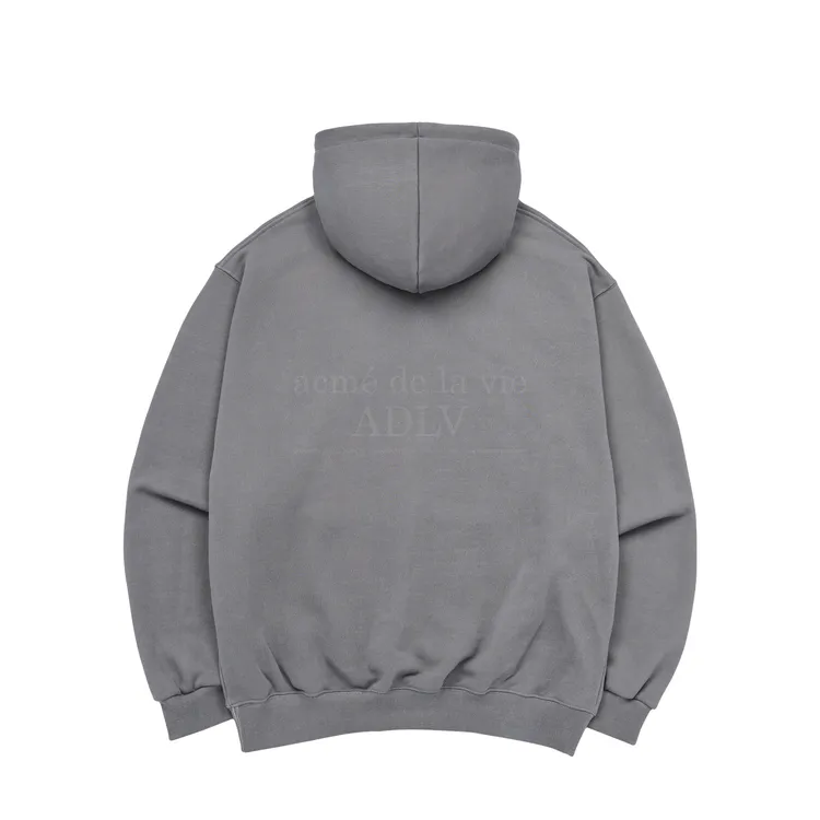 Áo Hoodie A Logo Monogram Emblem Crack Pigment Than Chì