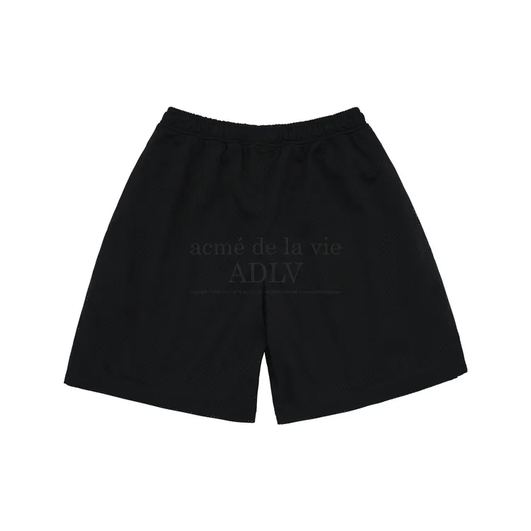 Quần Short Round Mesh Training Đen