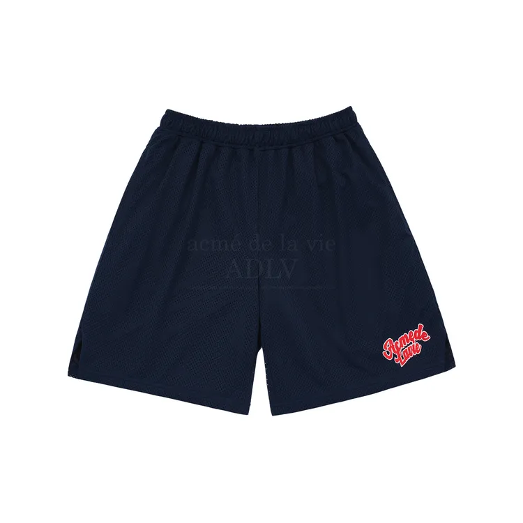 Quần Short Round Mesh Training Xanh Navy