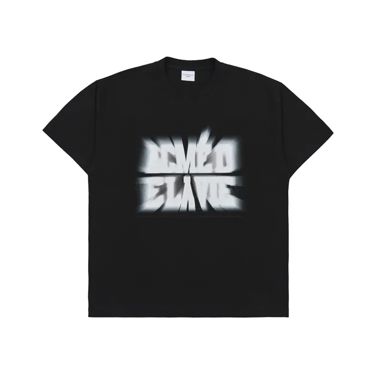 Áo Thun ADLV Blur Zoom In Logo Đen