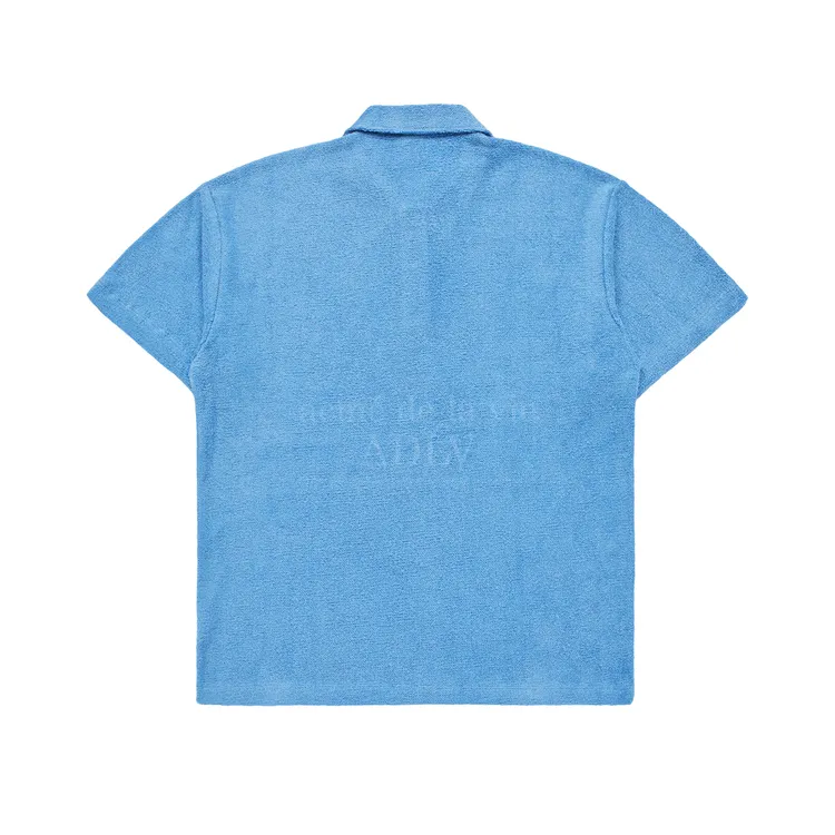 Áo Thun Polo A Logo Emblem Terry Xanh nhạt