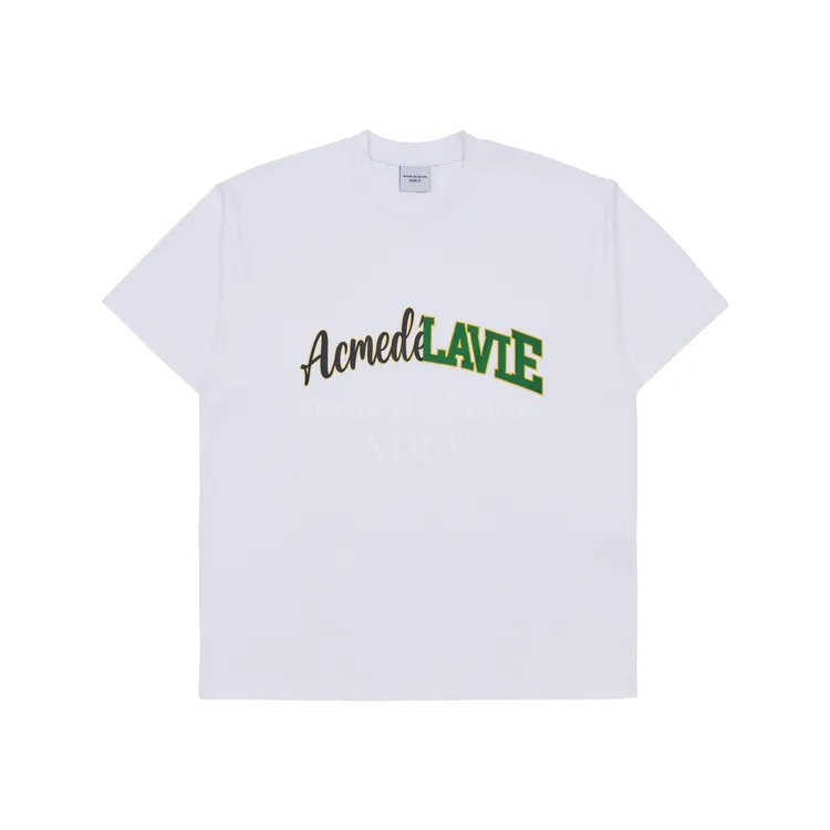 Áo Thun ADLV Outline Printing Logo Đen