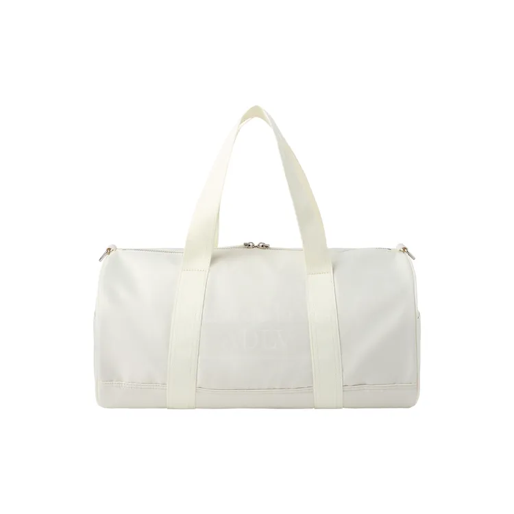 Túi Duffel Basic Logo Ripstop Two-Way Trắng Ngà