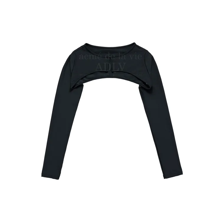 Áo bơi Synbol Logo Bikini Bolero Đen