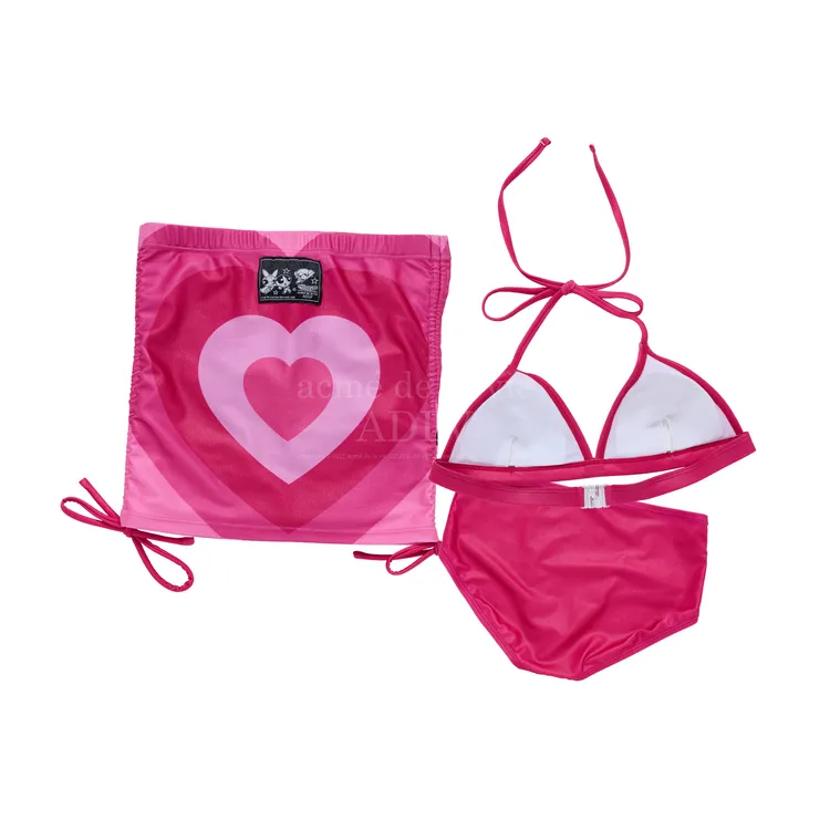 [The Powerpuff Girls X Acmedelavie] Set Bikini Tube Top Đỏ