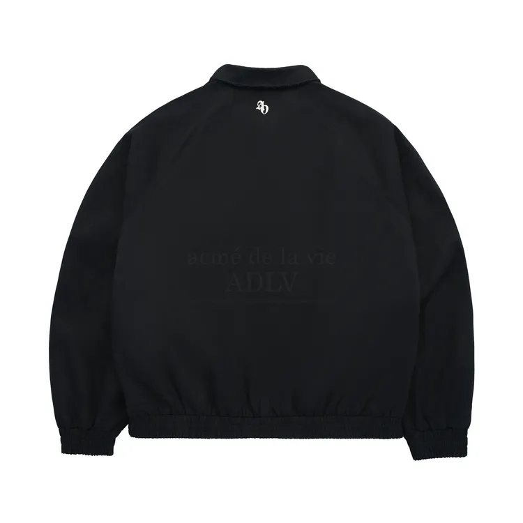Áo Khoác ADLV Blouson Symbol Logo Rivet Cotton  Đen