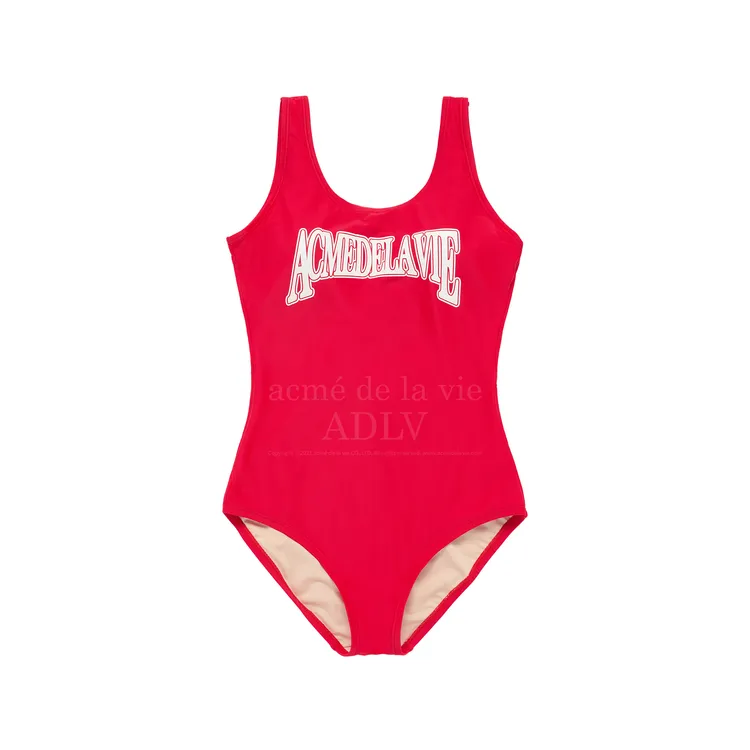 Bộ bơi Ae Logo Printing Monokini Đỏ