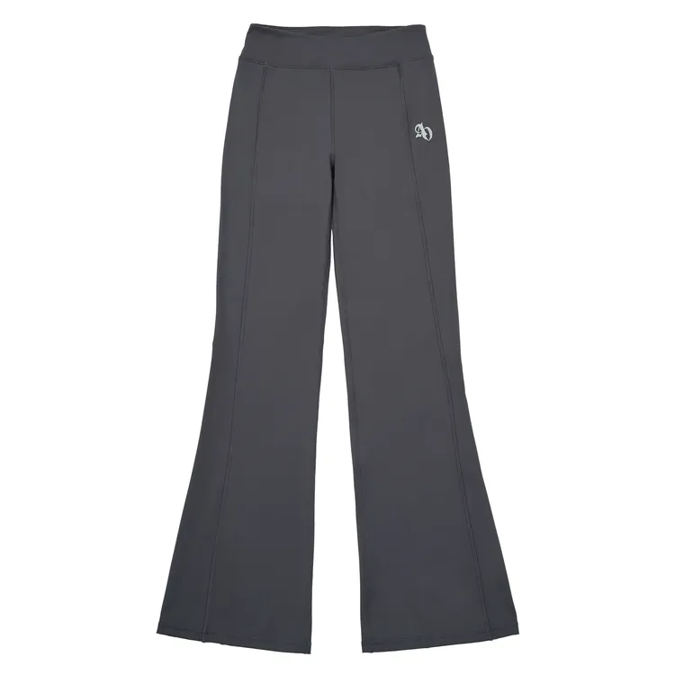 Quần Symbol Logo Bootscut Leggings Than Chì