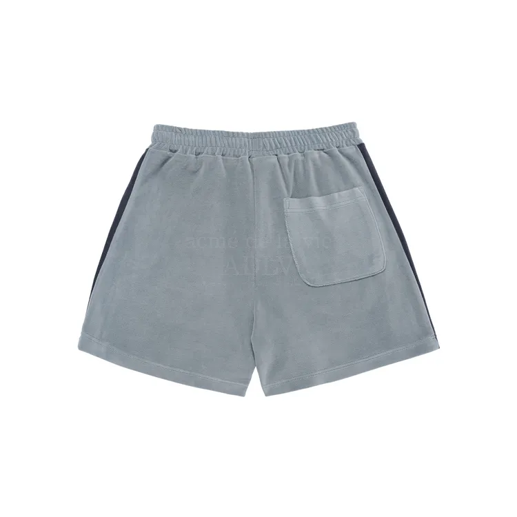 Quần Short Logo Needlework Velour Xanh Mint
