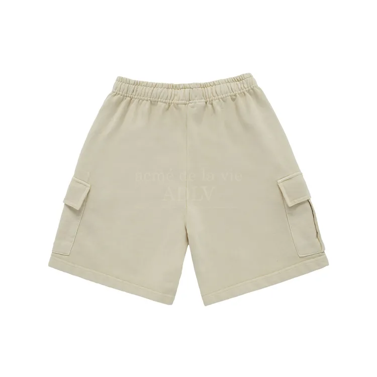 Quần Short Cargo Basic Logo Pigment Washing Be
