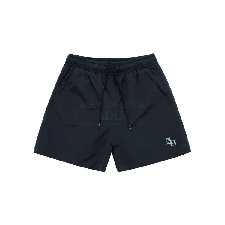 Quần Short Nylon Waterproof Đen